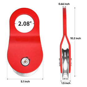 RUGCEL WINCH next to a hand for size scale and easy handling benefit