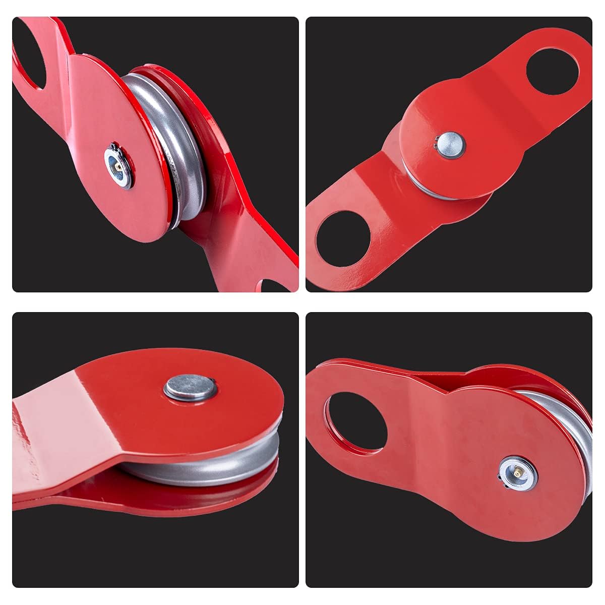 RUGCEL WINCH with synthetic rope installed demonstrating doubled pull power