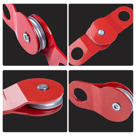 RUGCEL WINCH with synthetic rope installed demonstrating doubled pull power