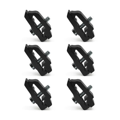 RuggedXL clamp front view showing secure mounting and durable design