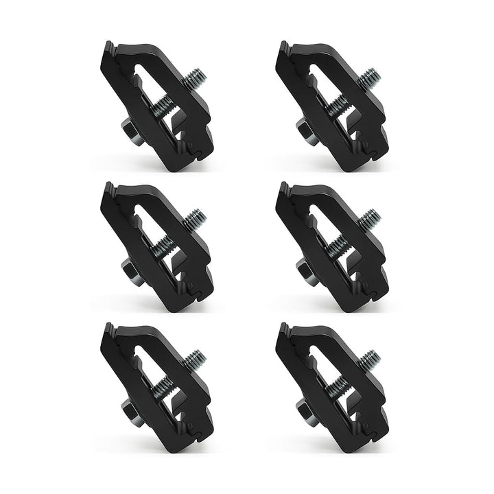 RuggedXL clamp front view showing secure mounting and durable design