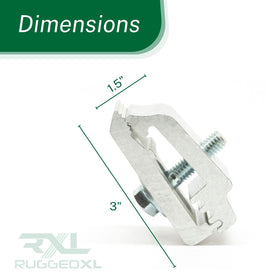 RuggedXL close-up of threaded bolt and grip delivering reliable tightening benefit