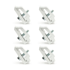 RuggedXL front view of clamp set showing compact profile and secure fit benefit