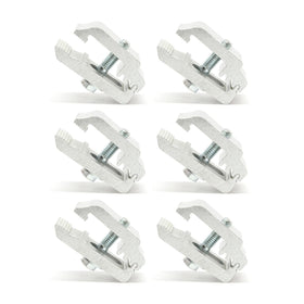 RuggedXL six clamps arranged to show kit completeness and installation readiness