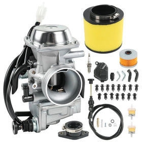 RUIANOMG carburetor front view showing mounting and fitment benefit