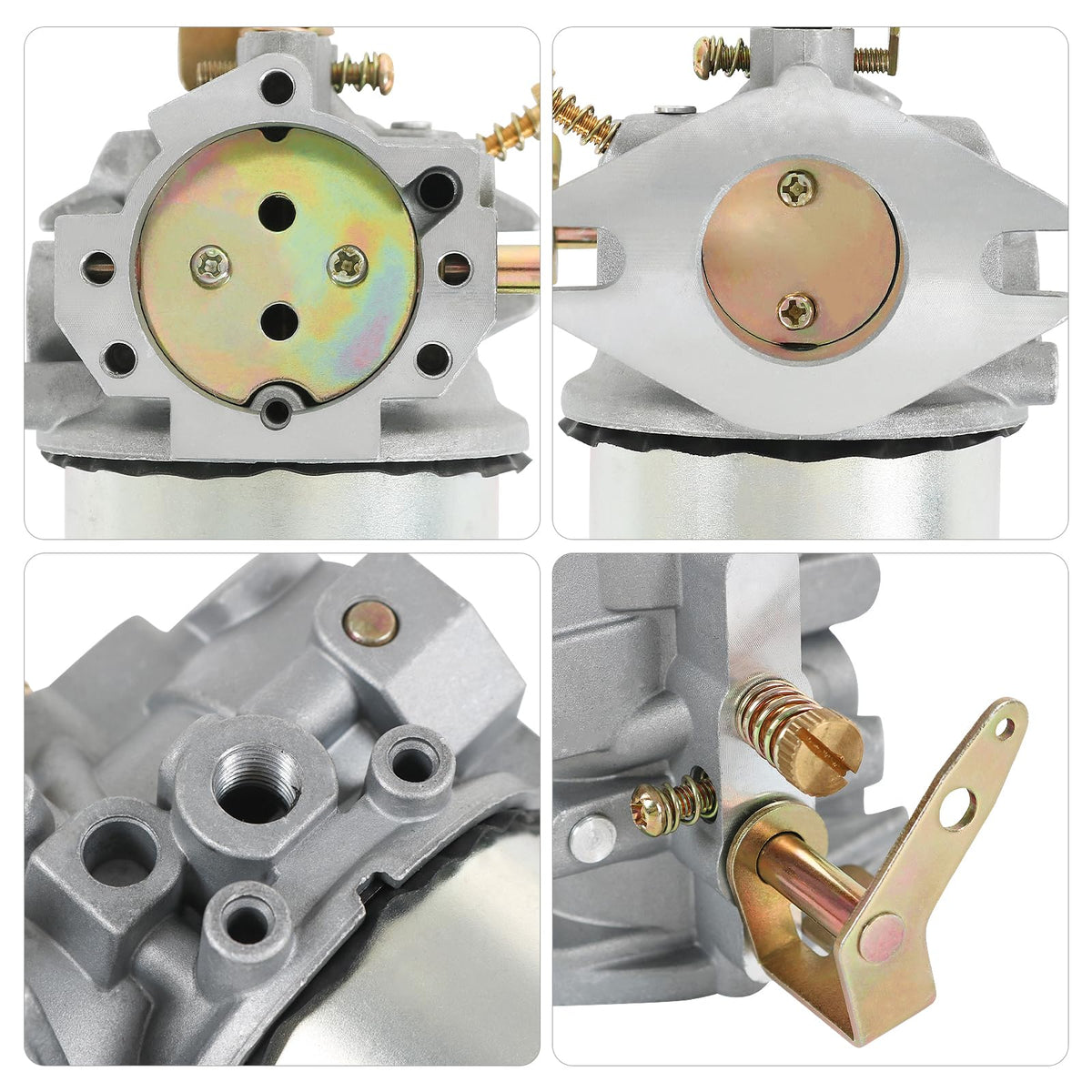 RUIANOMG carburetor installed on Kohler engine demonstrating correct fitment