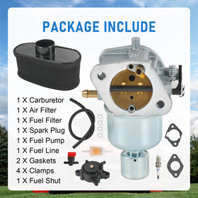 RUIANOMG carburetor fuel inlet closeup showing secure fuel connection benefit