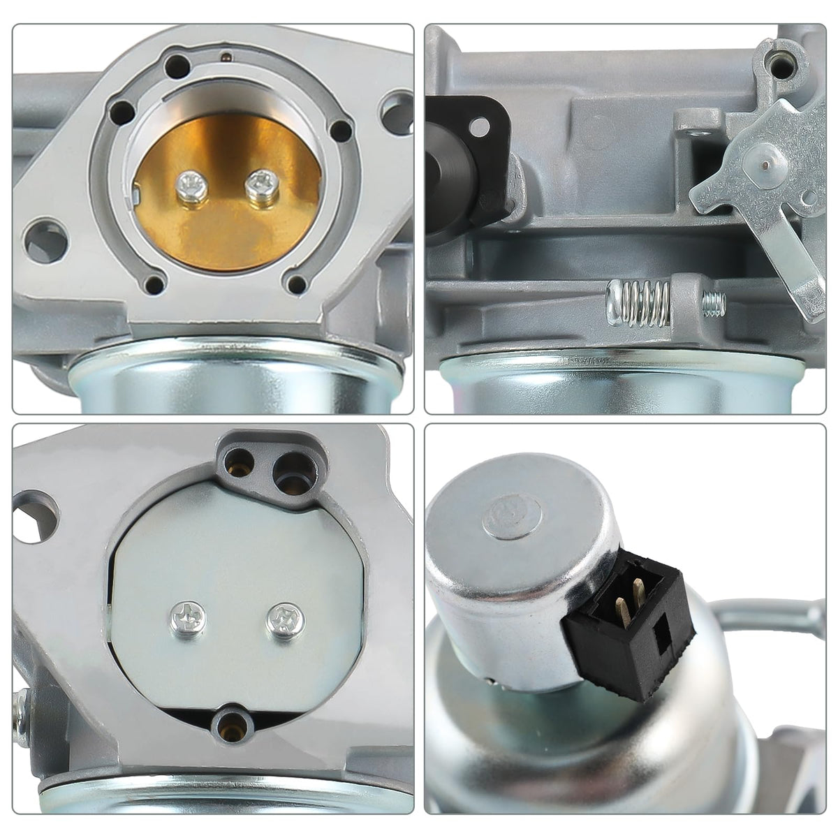 RUIANOMG carburetor installed on Kohler engine showing restored fuel connection reliability