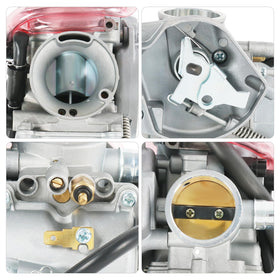RUIANOMG intake manifold showing bolt patterns for direct Kawasaki fit
