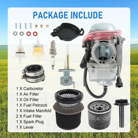 RUIANOMG complete kit laid out with filters and petcock for convenience