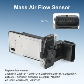 RUIANOMG MAF installed in intake showing proper fit to restore engine balance