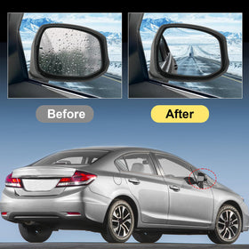 RUIANOMG mirror mounted on a Honda Civic passenger side for accurate compatibility benefit