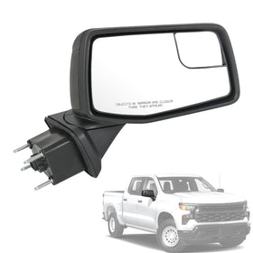 RUIANOMG passenger right mirror front view showing fit and finish benefit of OEM-like replacement