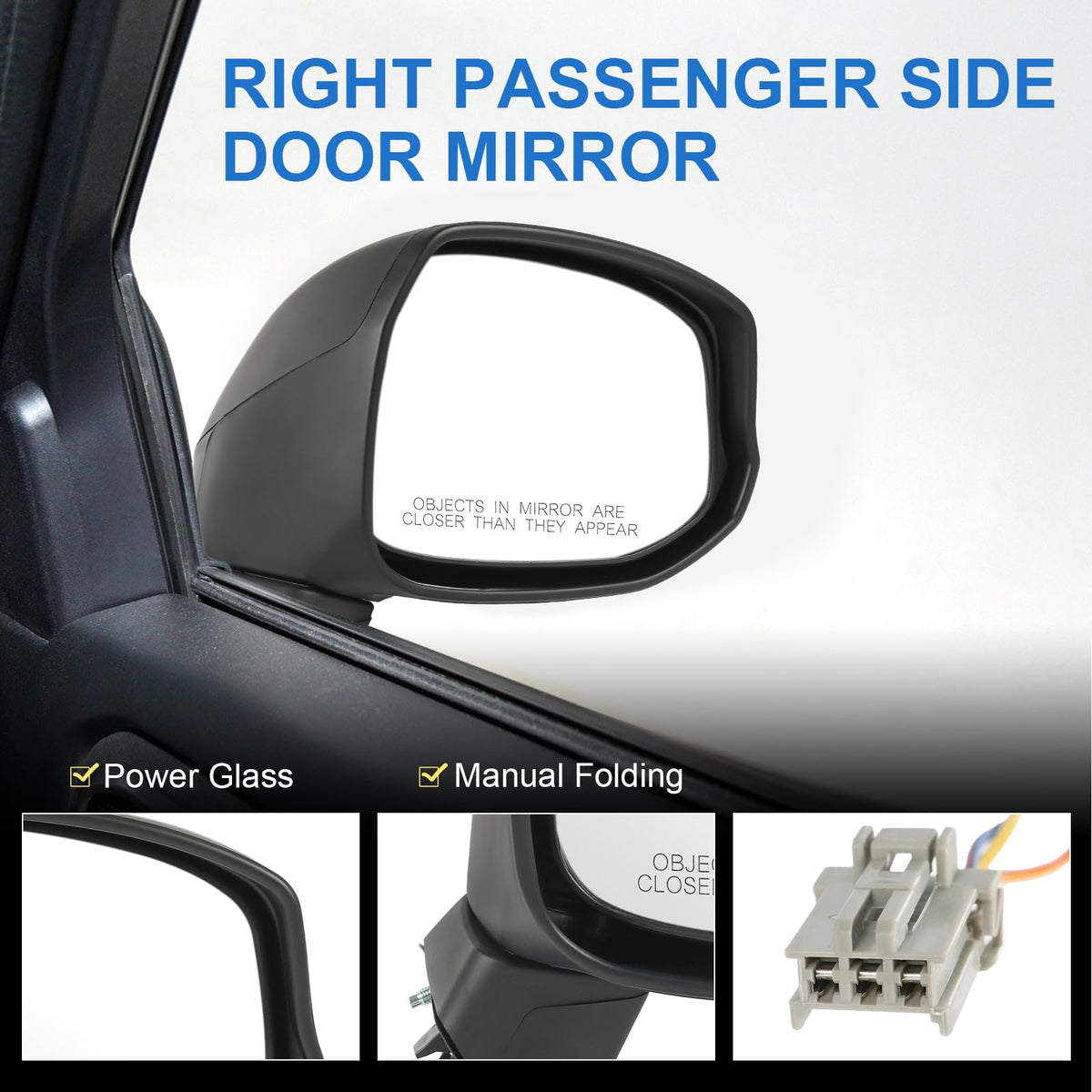 RUIANOMG close-up of power-adjustable glass for improved visibility benefit