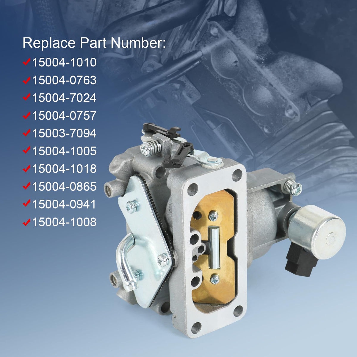 RUIANOMG spark plugs and gaskets arranged to highlight included maintenance parts