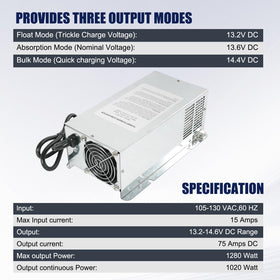 RUIANOMG WF-9875 internal components view showing circuitry for reliable charging performance