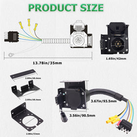 Ruibapa wiring harness held in hand showing compact size and easy installation