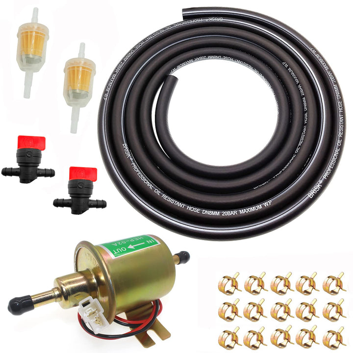 RUIDELI front view of pump showing compact body and mounting points, easy replacement