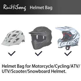 RuiHiSong helmet bag reinforced handle held for easy transport
