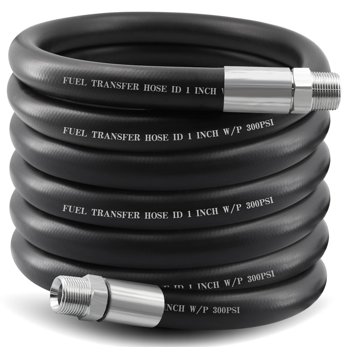 Ruikarhop front view showing hose and male NPT fittings for quick connection