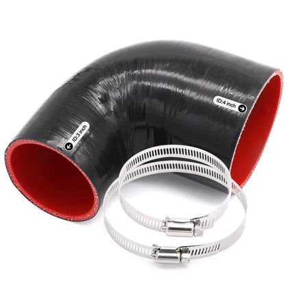 Ruikarhop front view of elbow coupler showing shape and ports for easy identification and fit
