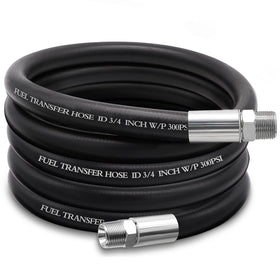 Ruikarhop front view assembled hose showing full 10ft length and fittings for quick identification and use