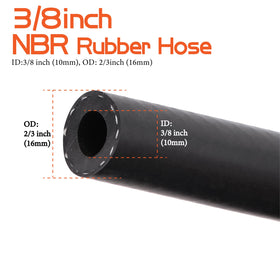 Ruikarhop hose end on barb fitting illustrating push-lock ease and leak prevention