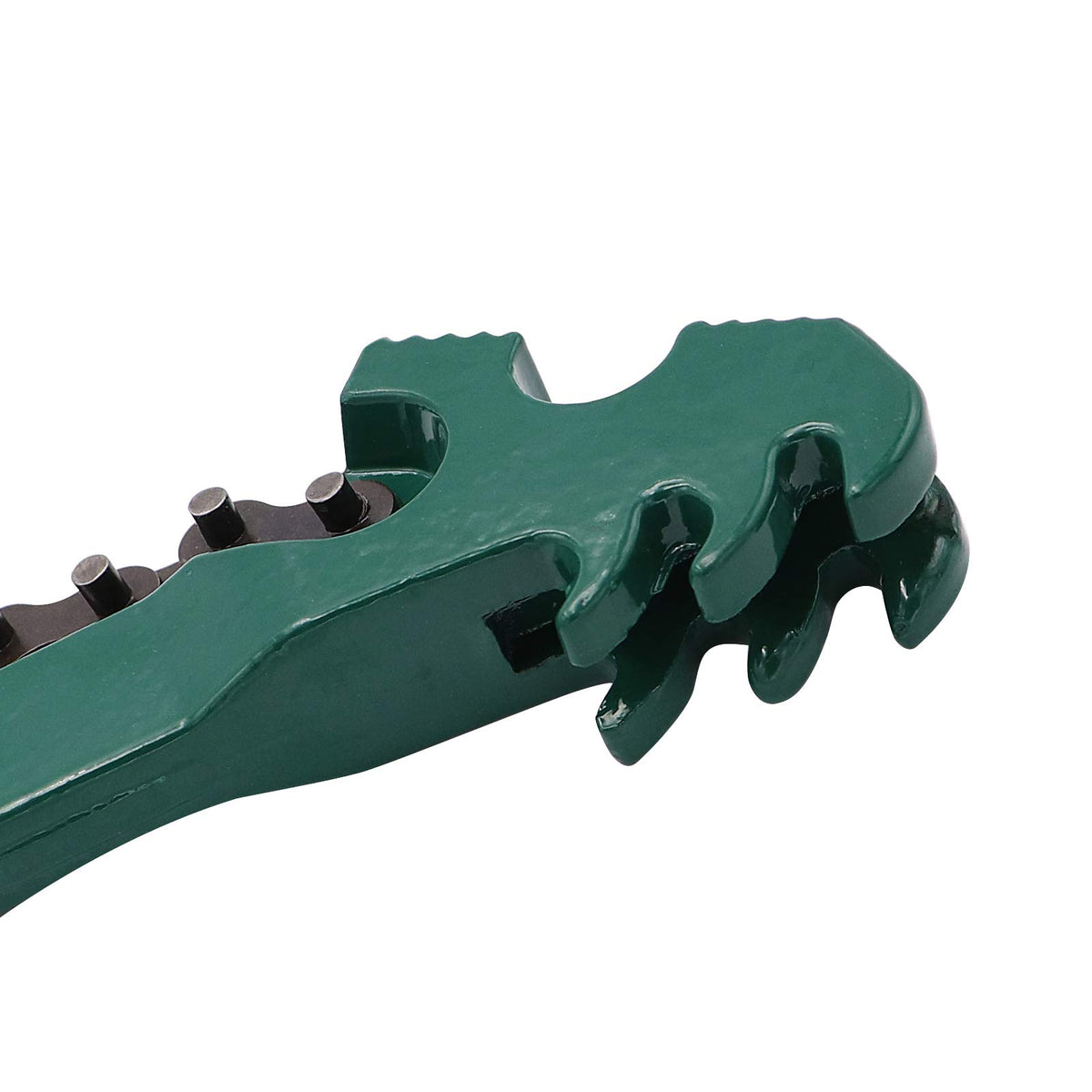 Ruikarhop wrapped around pipe, adjustable chain secures different diameters