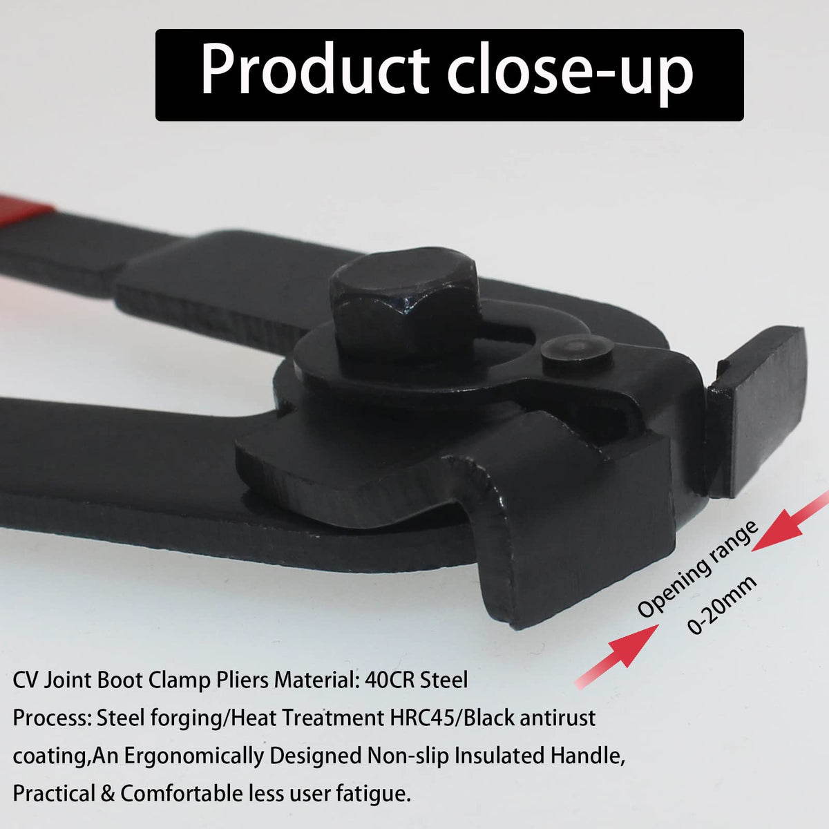 RUITONDA ergonomic non-slip handle reducing user fatigue during repetitive use