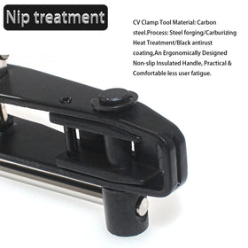 RUITONDA installed CV clamp on axle boot illustrating secure, low-profile seal