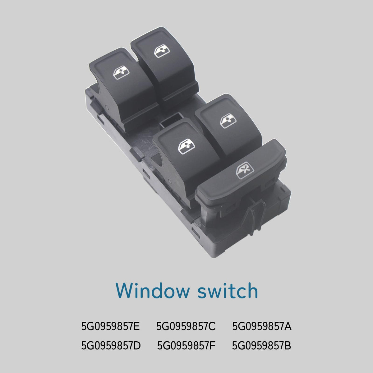 RuiWen switch beside ruler showing compact dimensions for proper scale confirmation