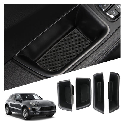 Ruiya front view of door tray showing shape and fit for Porsche Macan