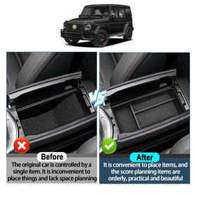 Ruiya installed in G-Class console demonstrating neatness benefit