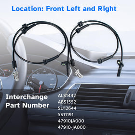 Ruizure passenger-side sensor close-up highlighting precise OEM-style fit