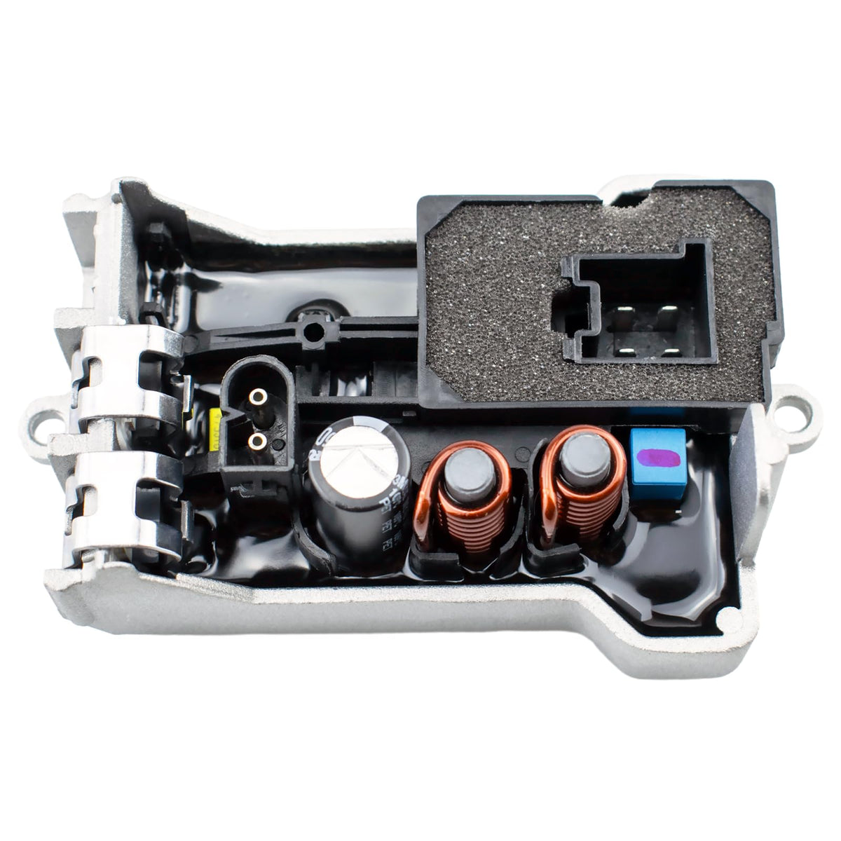 Ruizure front view blower resistor showing robust housing and fitment benefit