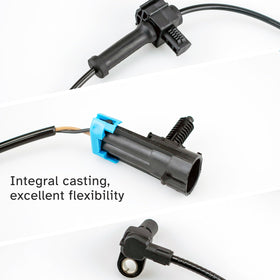 Ruizure sensor mounted on wheel hub demonstrating correct installation and stable readings