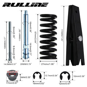 RULLINE close-up of hinge roller pin demonstrating durable replacement part