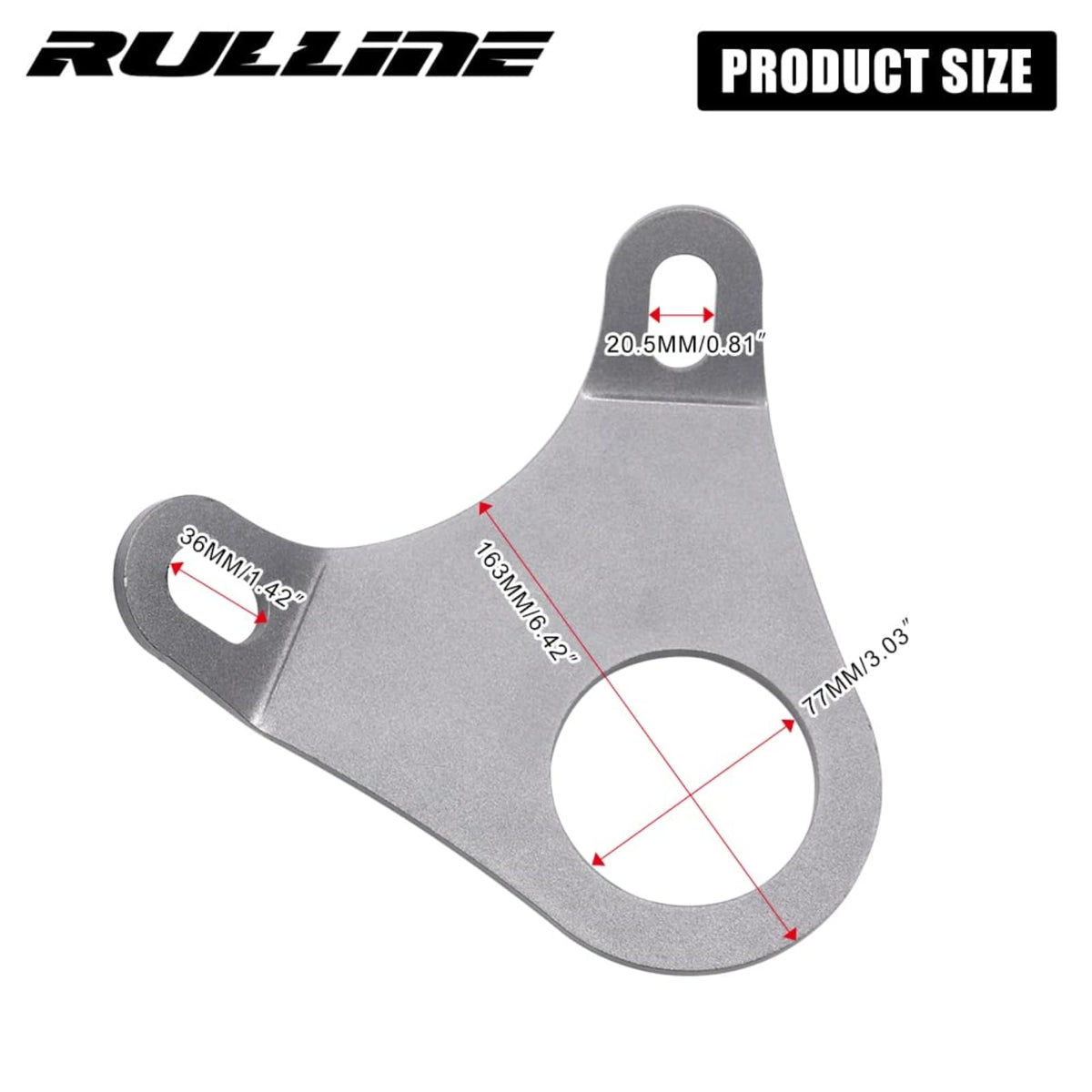 RULLINE 1/2in shackle closeup demonstrating heavy‑duty steel and secure pin fastening