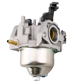 Ruma carburetor with spark plug and hose showing scale and readiness benefit