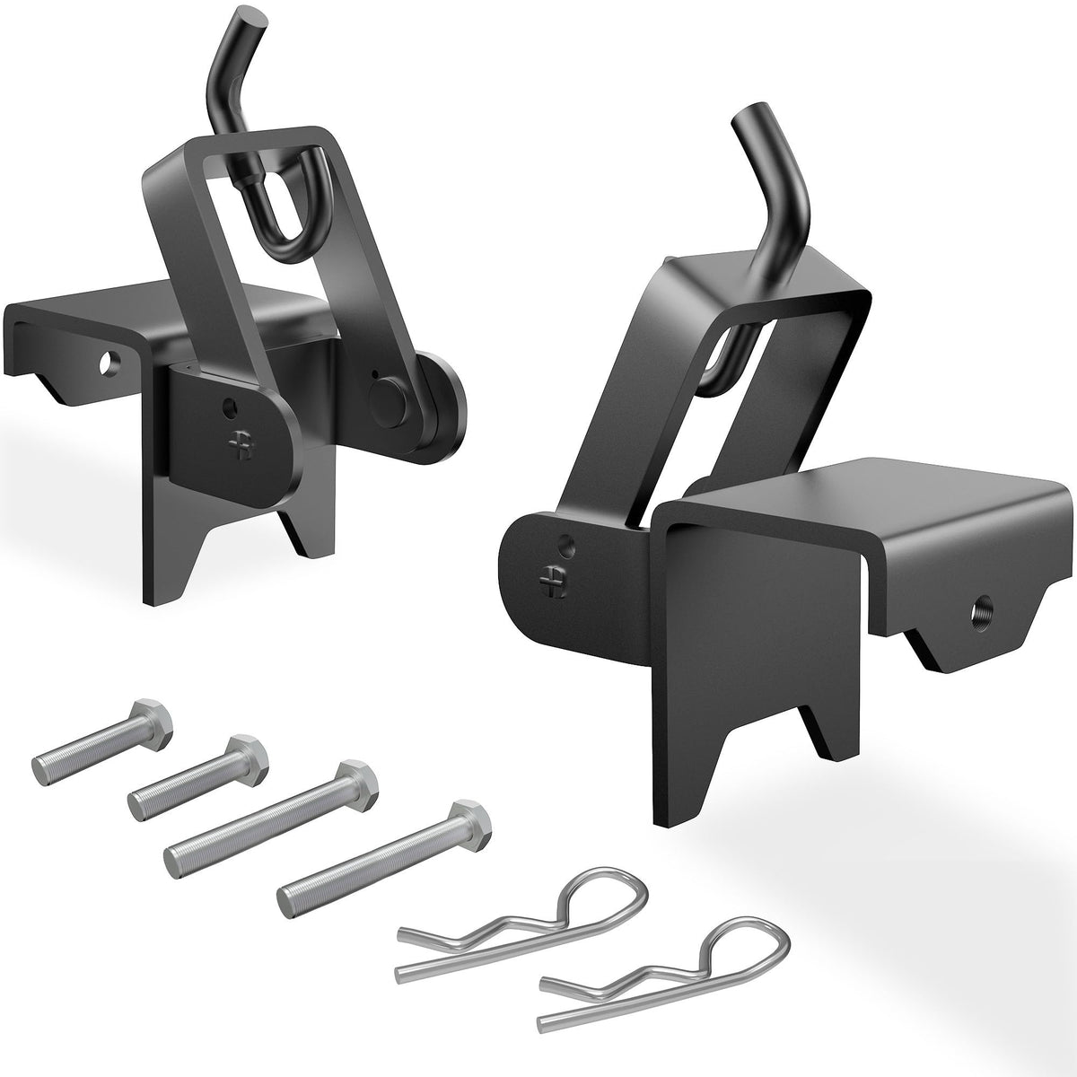 Rumngsuy front-view hitch bracket showing fitment and improved stability