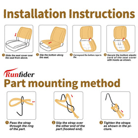 runfider elastic hem detail for secure snug installation