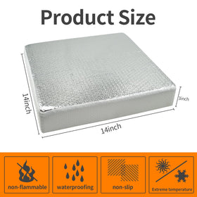 runfider foam edge detail showing 3-inch thickness for improved insulation