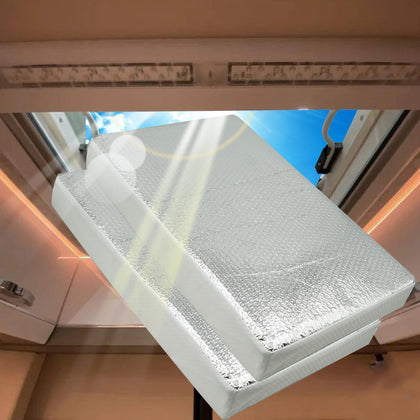 runfider front view showing paired 22x14 vent covers and benefits of energy savings