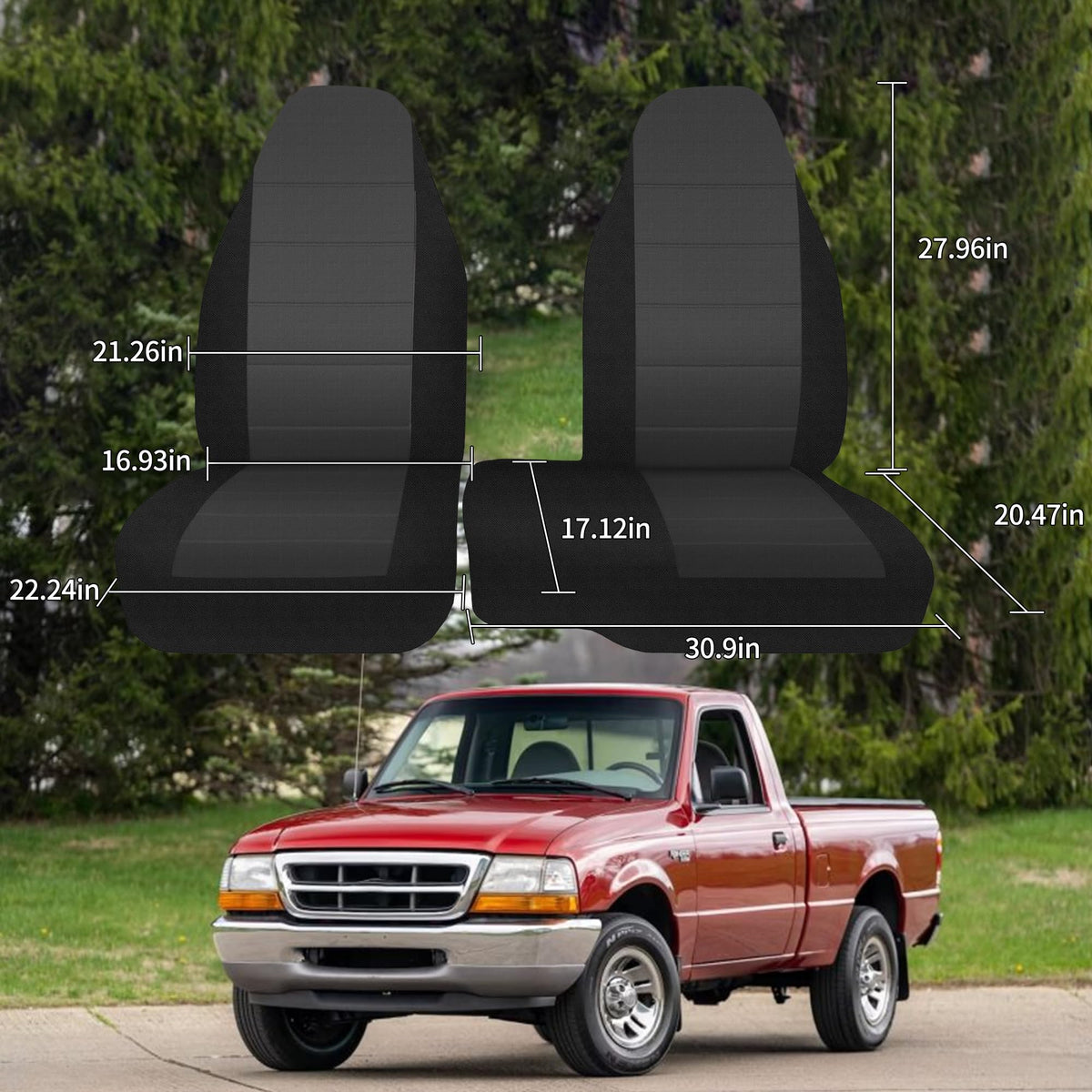 runfider fitted seat cover profile preserving seat contours