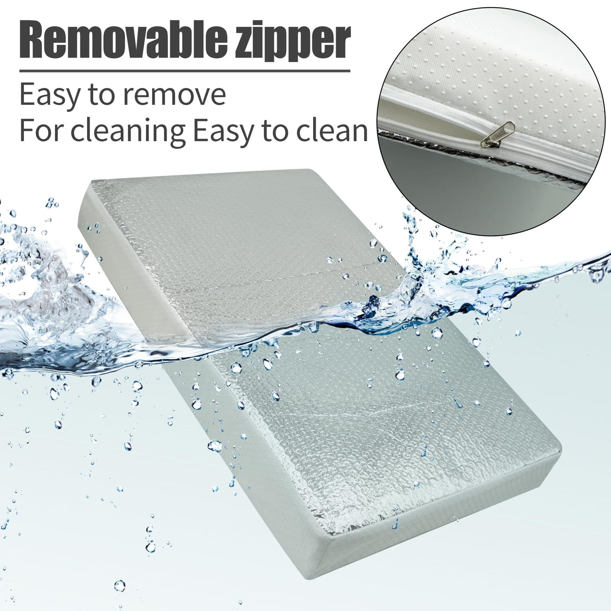 runfider zippered cover open for washing for easy maintenance and hygiene