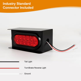 RUNHWEE mounted on trailer rear in use illustrating improved nighttime visibility benefit