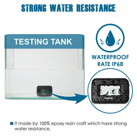 Runleader epoxy encapsulation close detail demonstrating waterproof protection benefit
