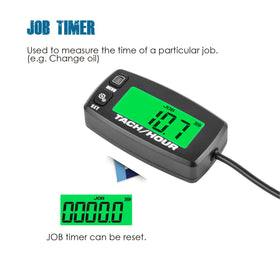 Runleader RL-HM032A close-up display showing hours and RPM for clear readings
