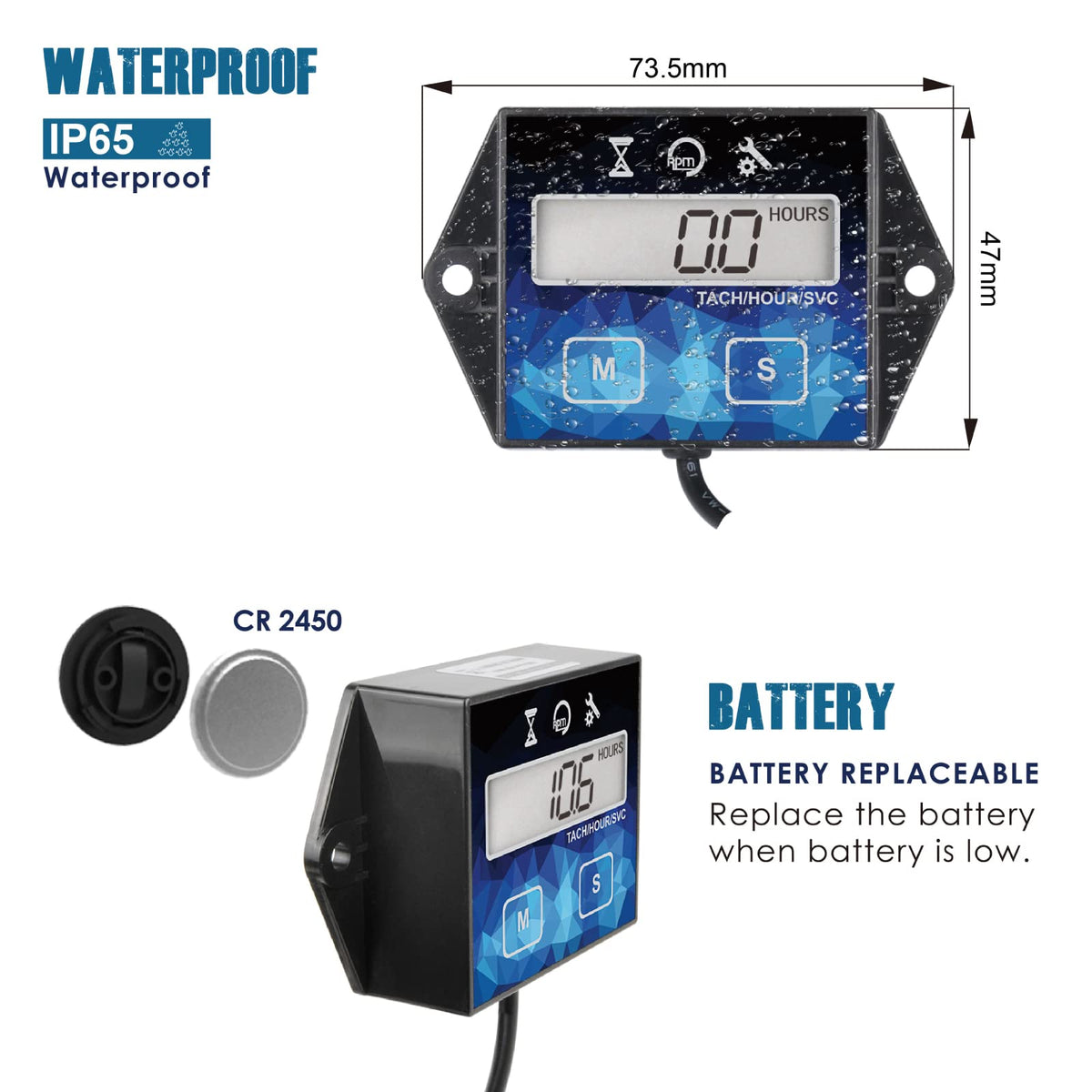 Runleader next to coin to show compact size and portability advantages