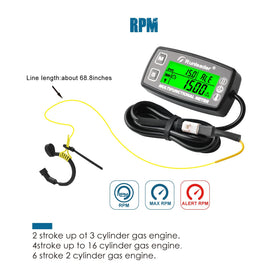 Runleader probe detail image showing temperature sensor, fast reading benefit